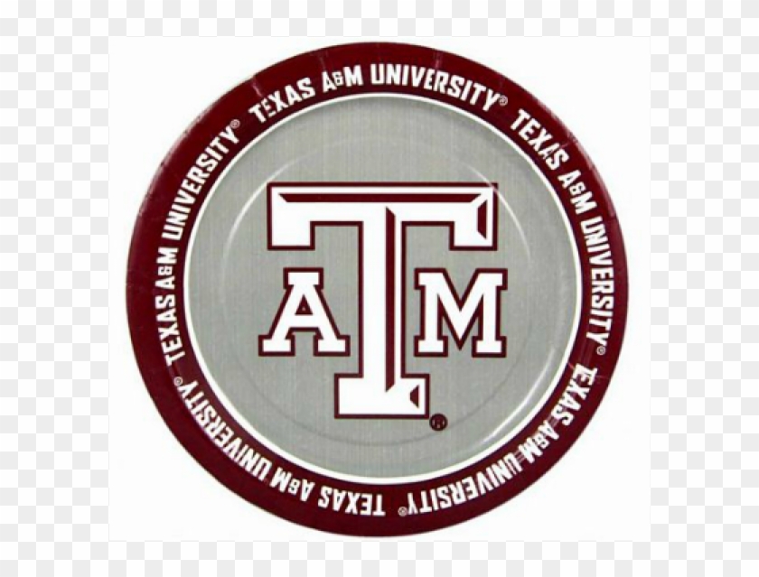 Texas A & M 7″ Paper Plates - Texas A&m Aggies Party Supplies Pack #2 #431561