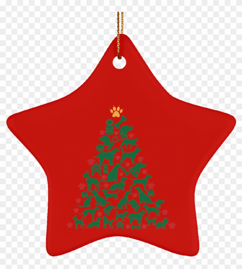 Dog Christmas Tree Holiday Sweater - Christmas Ornament #431595