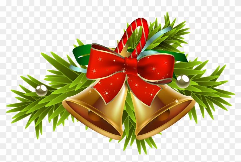 Bell Clipart Christmas Deco - Buon Natale E Felice Anno Nuovo 2018 #431625