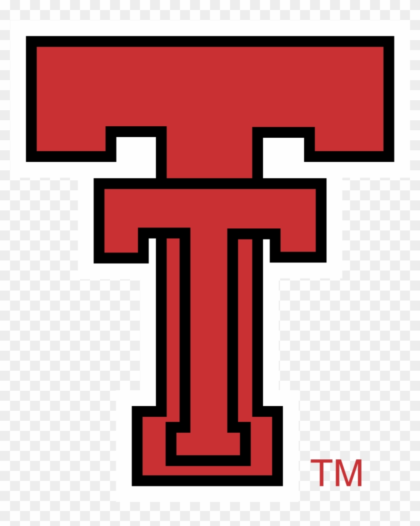 Texas Tech Red Raiders Logo Black And White - Texas Tech Double T #431618