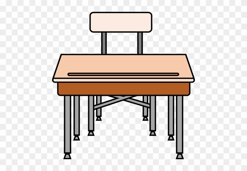 Desk Clipart Meja - School Desk Clipart #431716