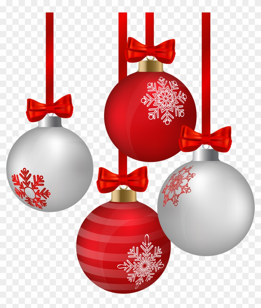 Baubles High Quality Png Png Images - Hanging Christmas Ornaments Png #431734