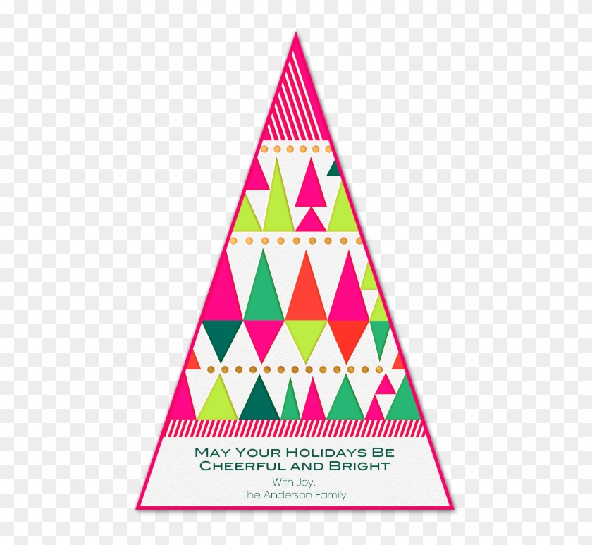 Christmas Card For Evite Postmark - Triangle #431737