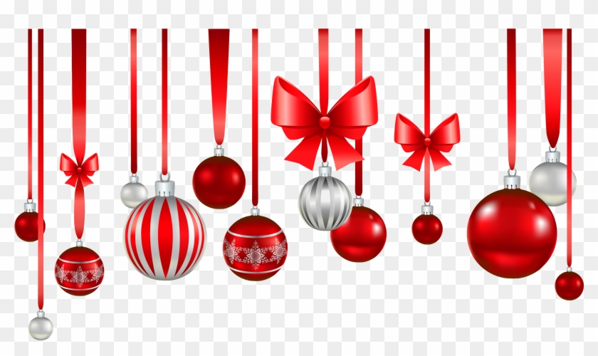 Christmas Baubles Png - Christmas Tree Red Ball Decorations #431810