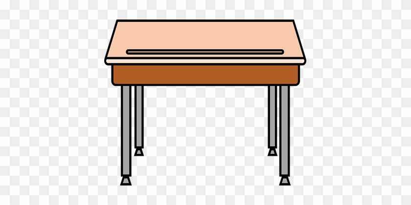 Desk Education School Student Desk Desk De - Desk Clipart #431818