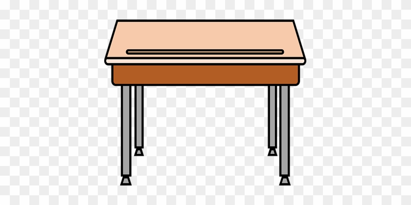 Desk Education School Student Desk Desk De Desk Clipart Free