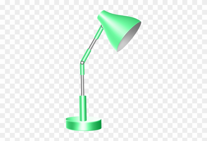 Green Desk Lamp Png Clip Art - Desk #431836