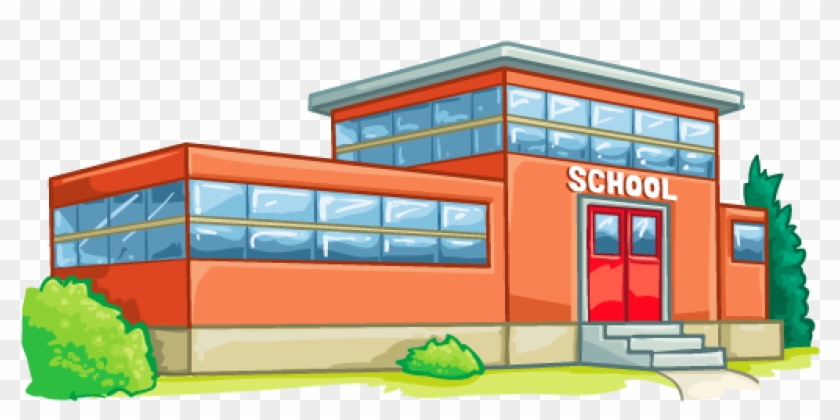 Item Detail - High School School Building Clipart #431929