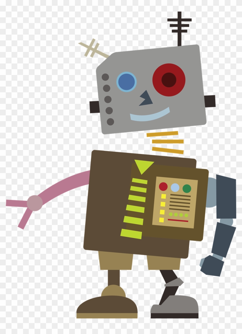 Robot Clipart Transparent Background - Cute Transparent Robot Clipart #431930