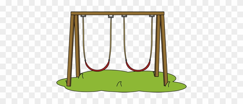 Playground Clipart Swingset - Clip Art Swing Set #431949