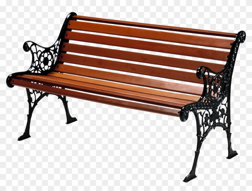 School Chair Clipart For Decoration - Chair In Park Png #431962