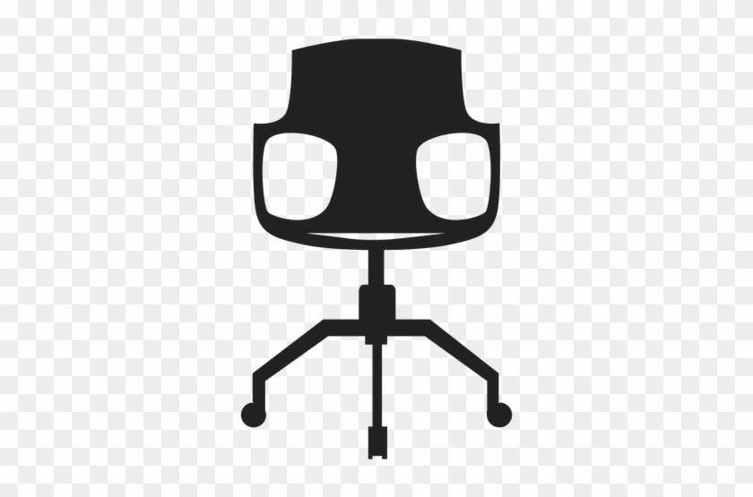 Modern Desk Chair Flat Icon Transparent Png - Chair #431979