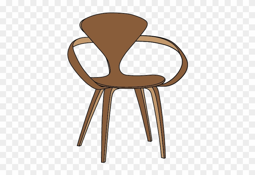 Norman Cherner - Cherner Armchair - Cherner Chair Clip Art #431989