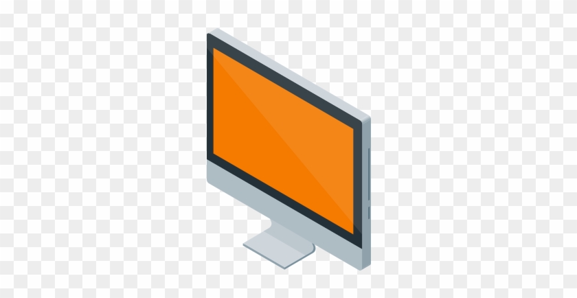 Isometric Material Icons Laptop - Desktop Icon Material Design #432004