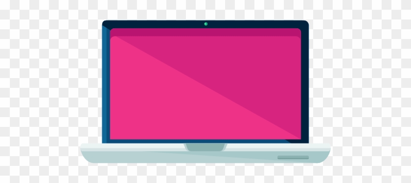 Laptop Free Icon - Pink Laptop Icon Png #432029