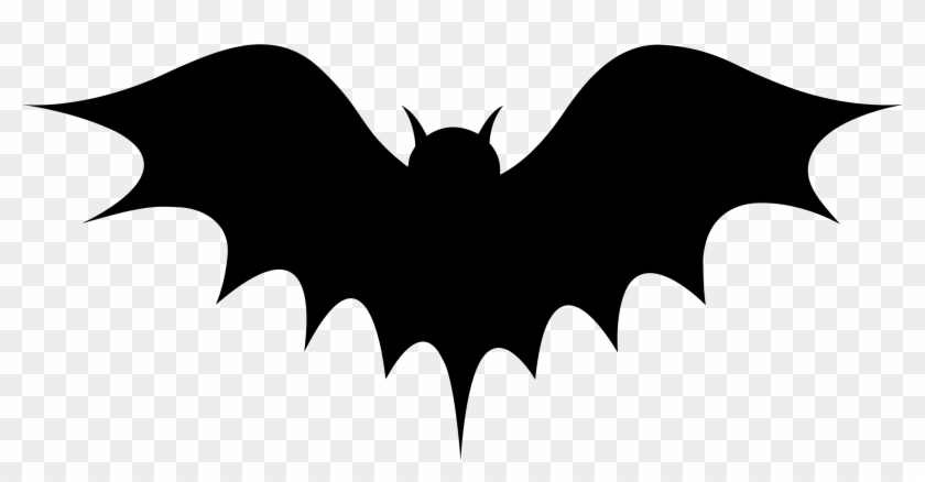 Silhouette Clipart Bat - Silhouette Of A Bat #432095