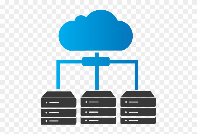 Hosted In The Cloud - Cloud Hosting Icon Png #432215