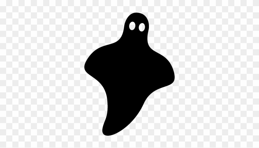 Halloween Black Ghost Vector - Fantasma Negro Halloween #432235