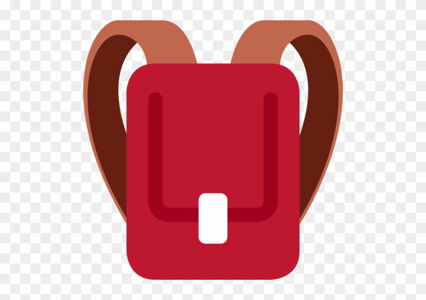 Twitter - Backpack Emoji Png #432465
