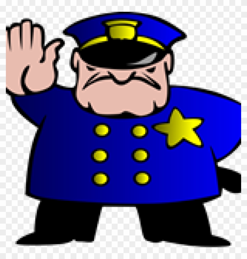Back Up Policeman - Security Guard Clipart Png #432518