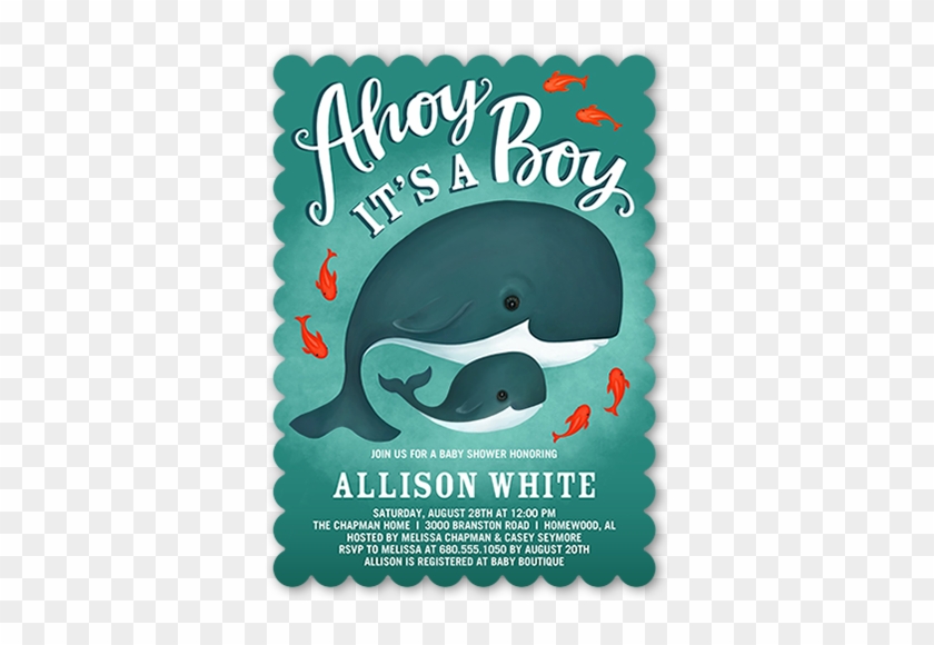 Oceanic Arrival Baby Shower Invitation - Baby Shower #432538