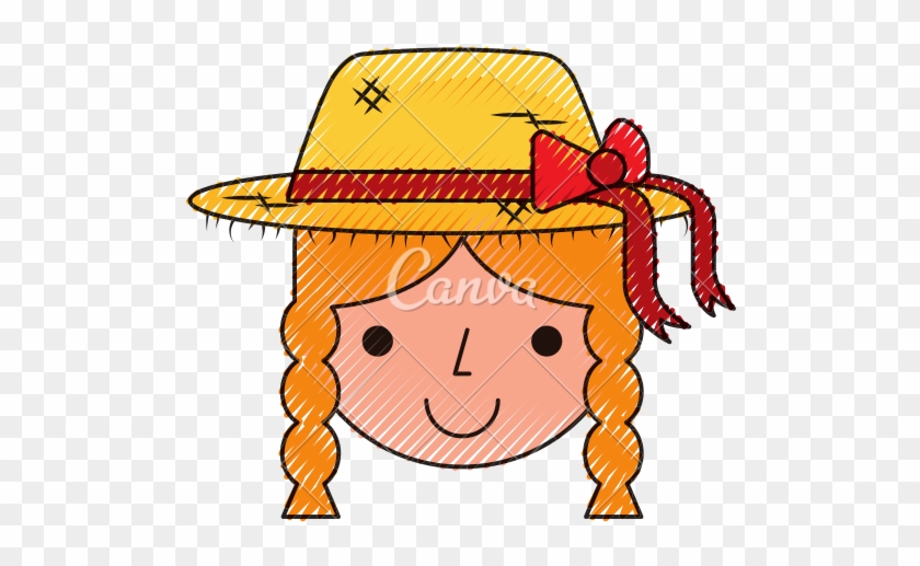 Cowboy Hat Clipart Chinese Farmer - Vector Graphics #432563