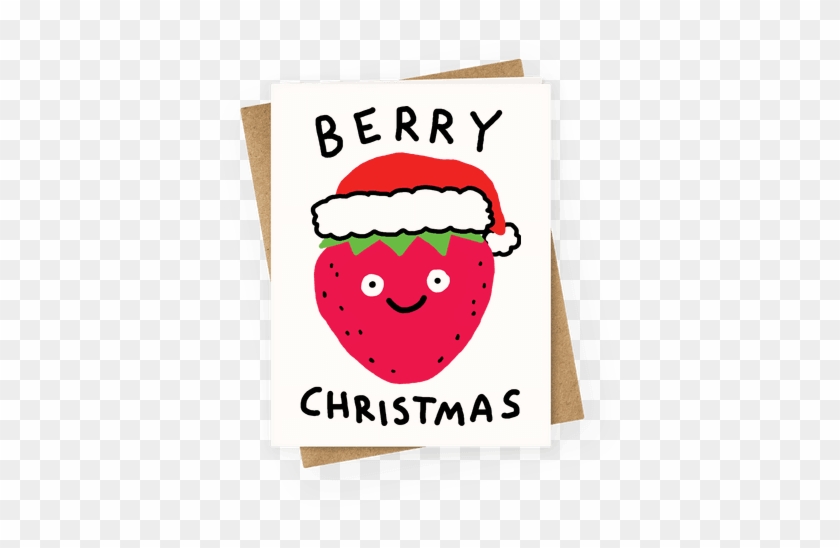 Berry Christmas Greeting Card - Berry Christmas Pun #432669