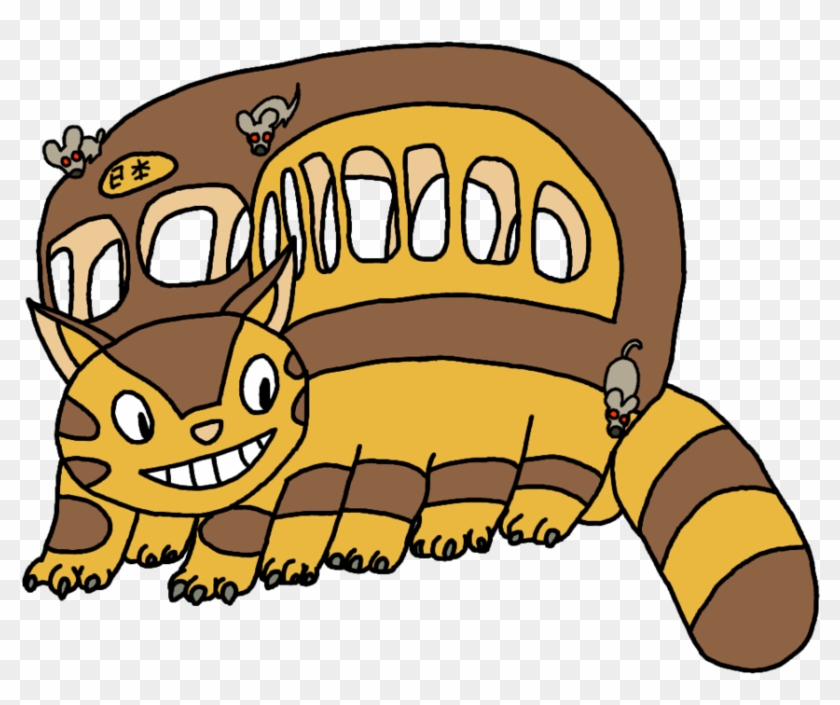 Catbus By Theducktorwho Cat Bus Totoro Png Free Transparent Png Clipart Images Download