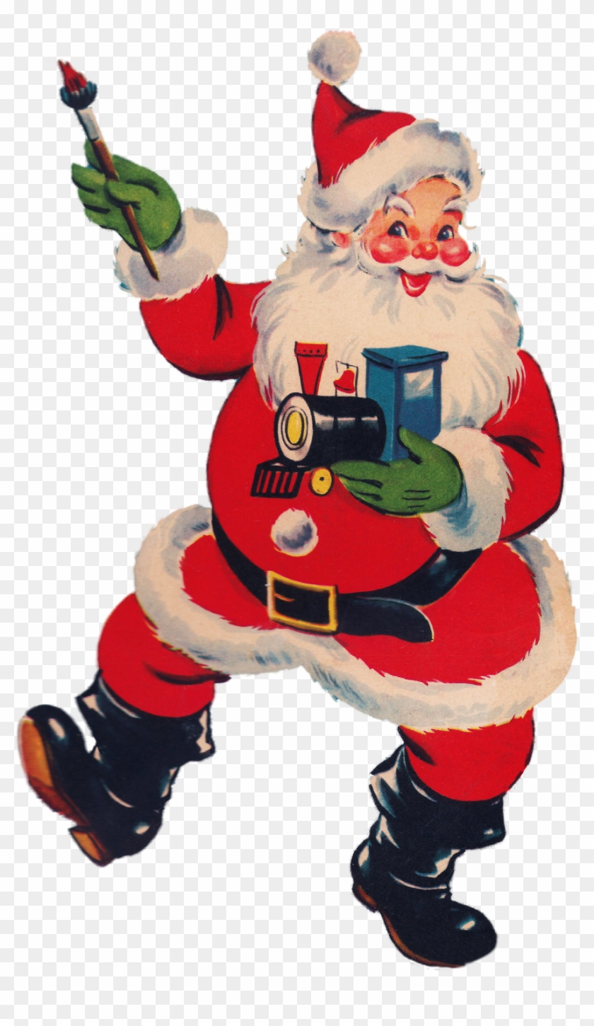 Dancing Santa - - Png Papa Noel Render - Free Transparent PNG Clipart  Images Download