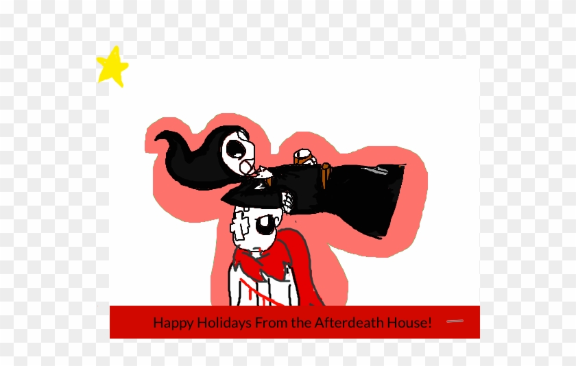 Afterdeath Christmas Card By X Blueberry Sans X - Blueberry Sans Christmas Fanart #432754