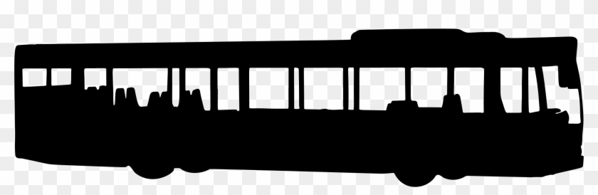 Big Image - Bus Silhouette Png #432763