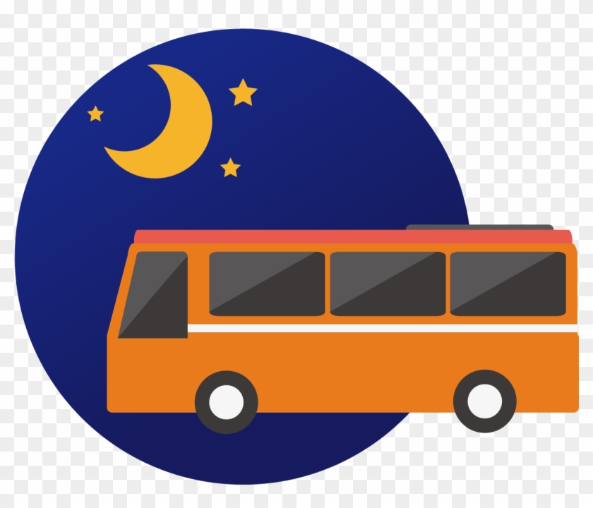 Night Bus Is A Highway Bus Service At Night - Strummerville #432793