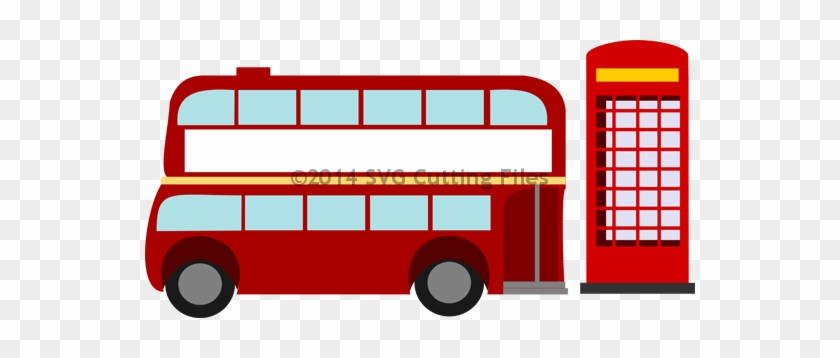 London Double Decker/ Phone Booth - Scalable Vector Graphics #432842