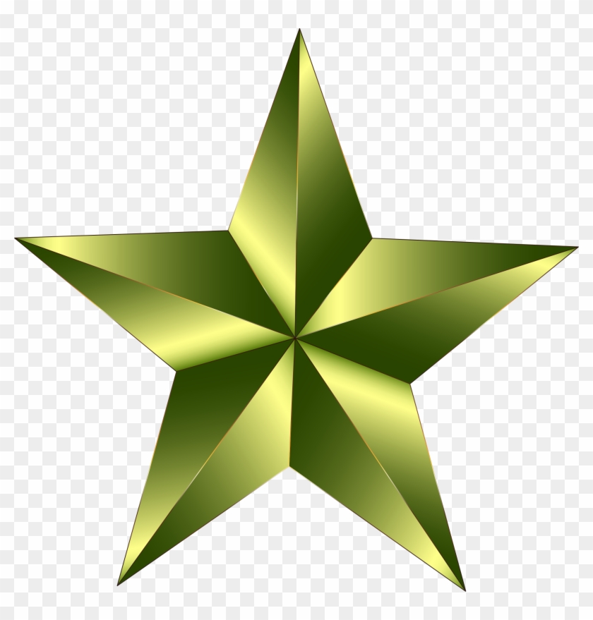 Green Star Clip Art Medium Size - Stars That You Can Draw #432856