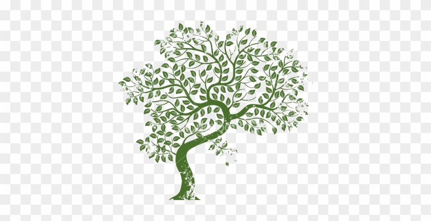 Bent Tree Clipart - Tree-free Greetings Eco-notes Thank You Card Set, 4 #432971