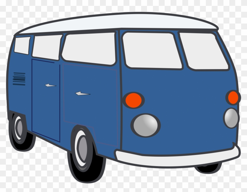 Vw Bus Clipart - Minivan Clipart #433037
