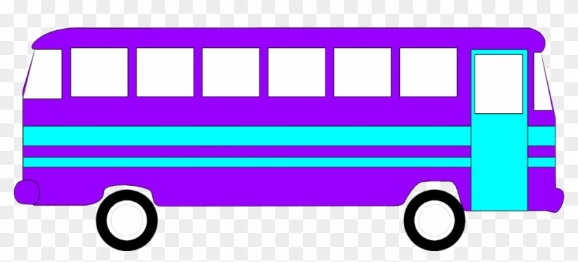 Blue - Bus - Clipart - Bus Animasi #433057