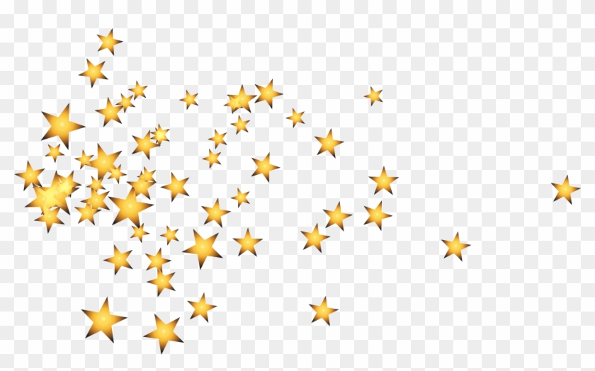 Yellow Star Clip Art - Gold Stars Png #433125