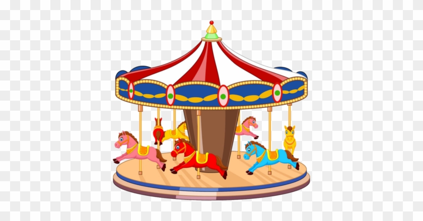 Aires De Jeux Et Manèges - Carousel Clipart #433215