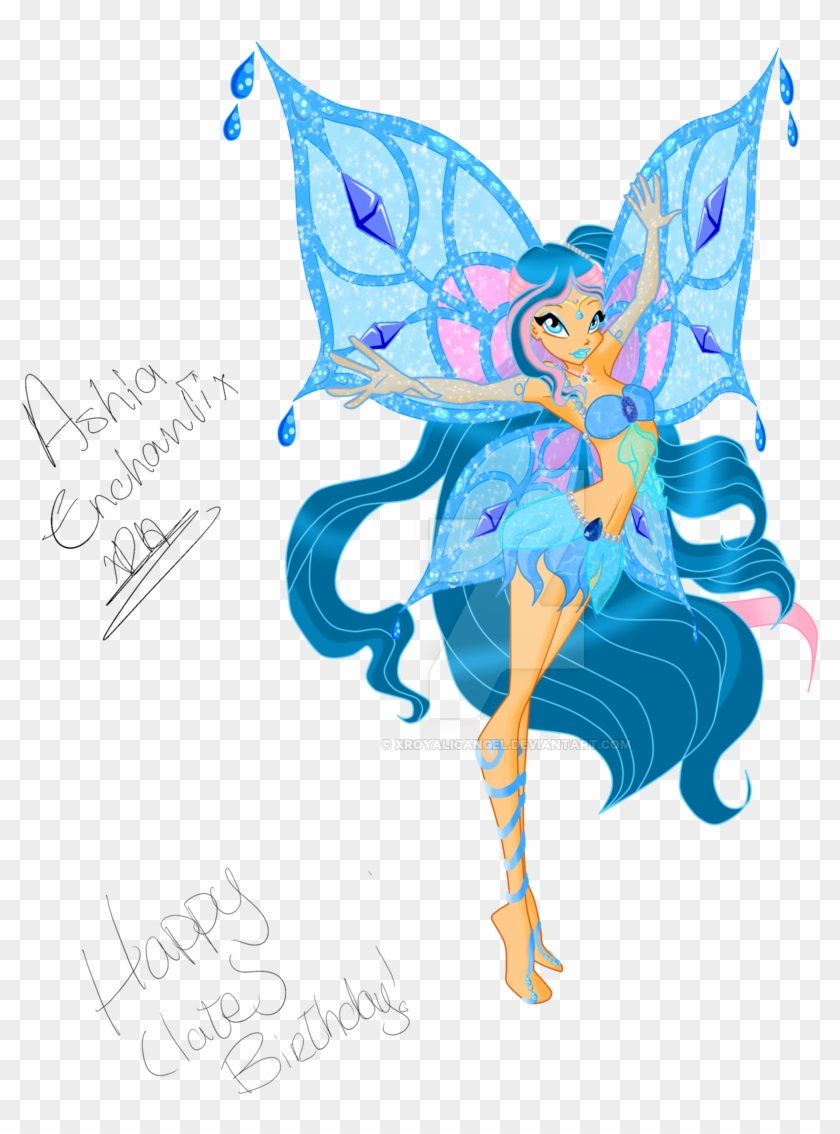 Ashia Enchantix, Fairy Of Water By Angelofwonders - Winx Club Fairy Of  Water Stars - Free Transparent PNG Clipart Images Download