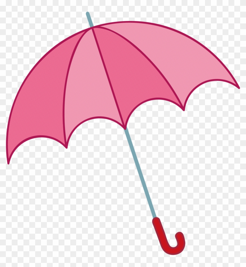 Umbrella Png Vector Element - Pink Umbrella Png #433356
