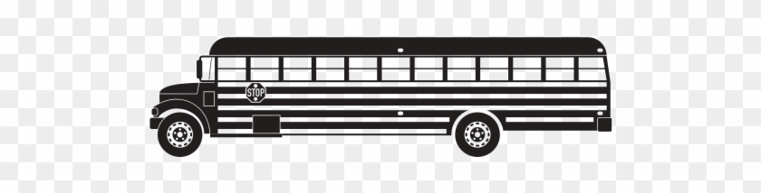 School Bus Silhouette Png - School Bus #433361