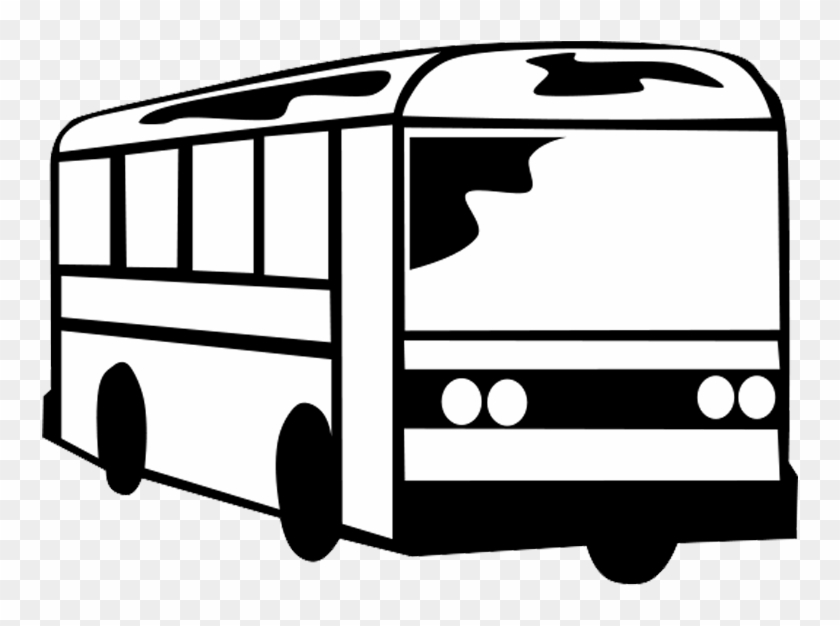 Coach 20clipart - Bus Black And White Clip Art #433387