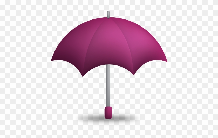 Purple Umbrella Icon - Umbrella Png Icons #433398