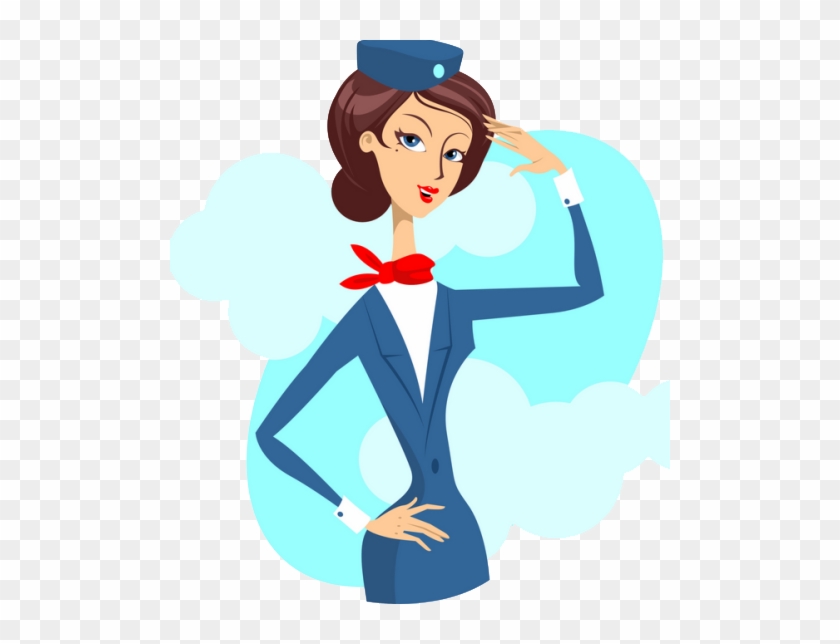 Steward Clipart Male Flight Attendant - Flight Attendant Clipart Png #433442