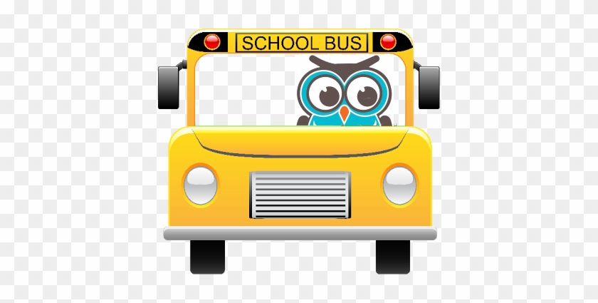 Please Take A Minute To Read These Imprtant Bus Safety - School Bus Front Cartoon #433531