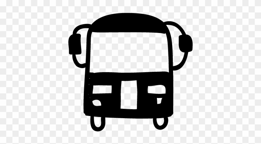 School Bus Hand Drawn Transport Vector - Bus #433547