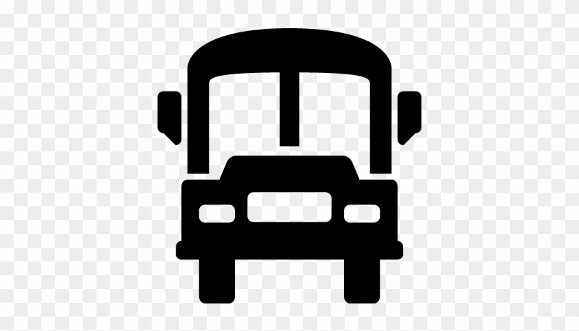 School Bus Front Vector - Schoolbus Logo #433567