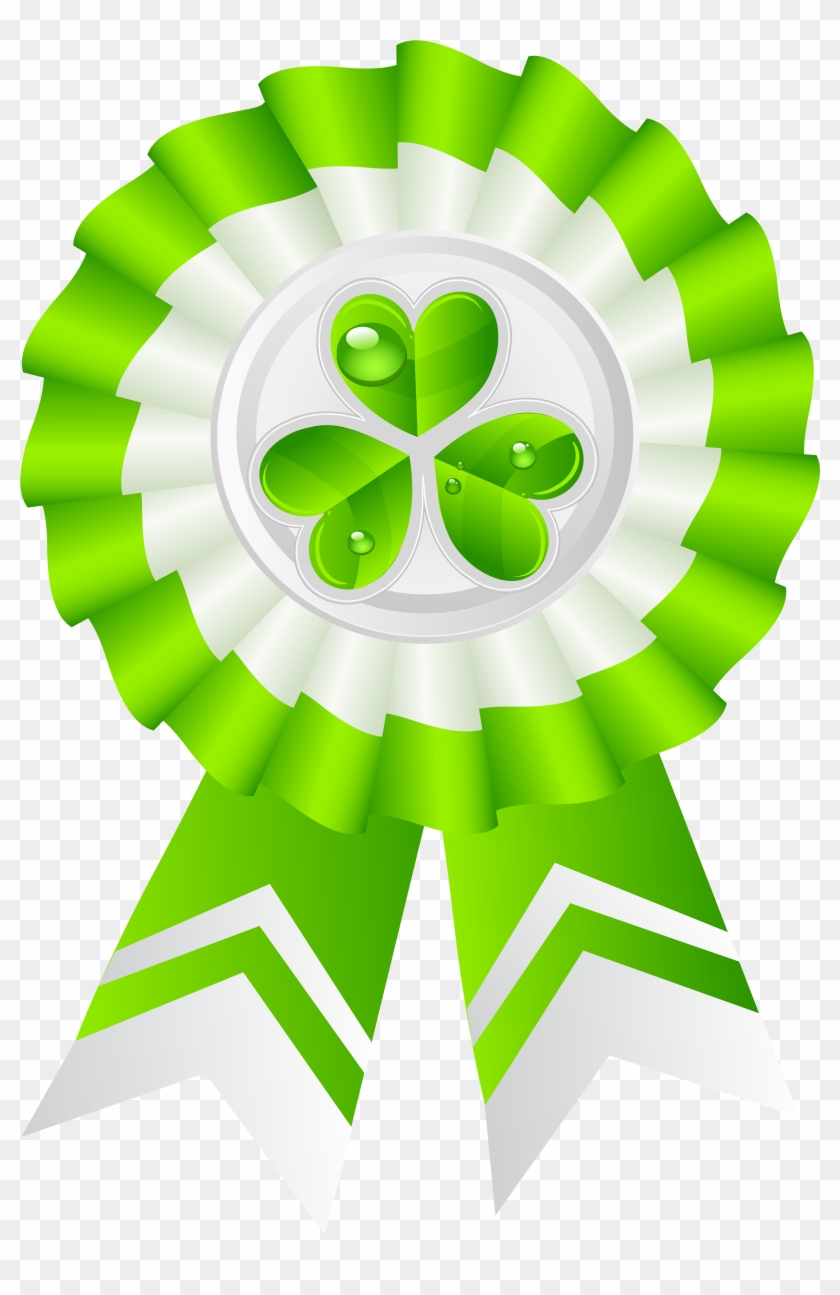 St Patricks Day Seal With Shamrock Transparent Png - Saint Patrick's Day #433592