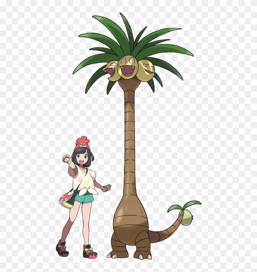 Tall Oak Tree Clipart Png - Exeggutor Alola N #433637